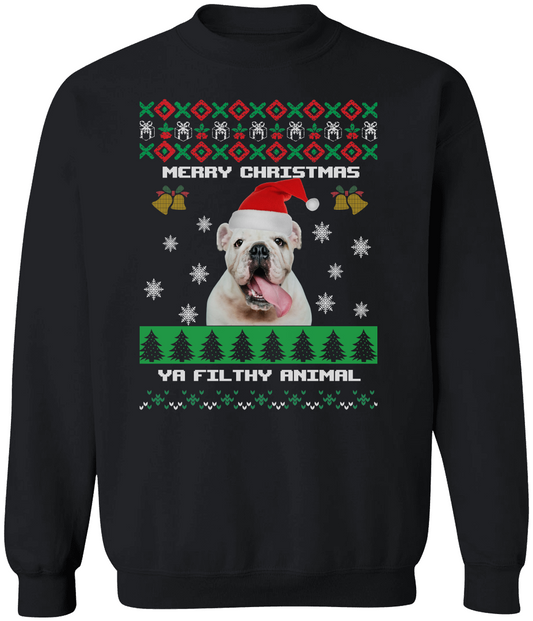 Ugly Christmas Crewneck Sweater – Pawsitively Jolly for Pet Lovers