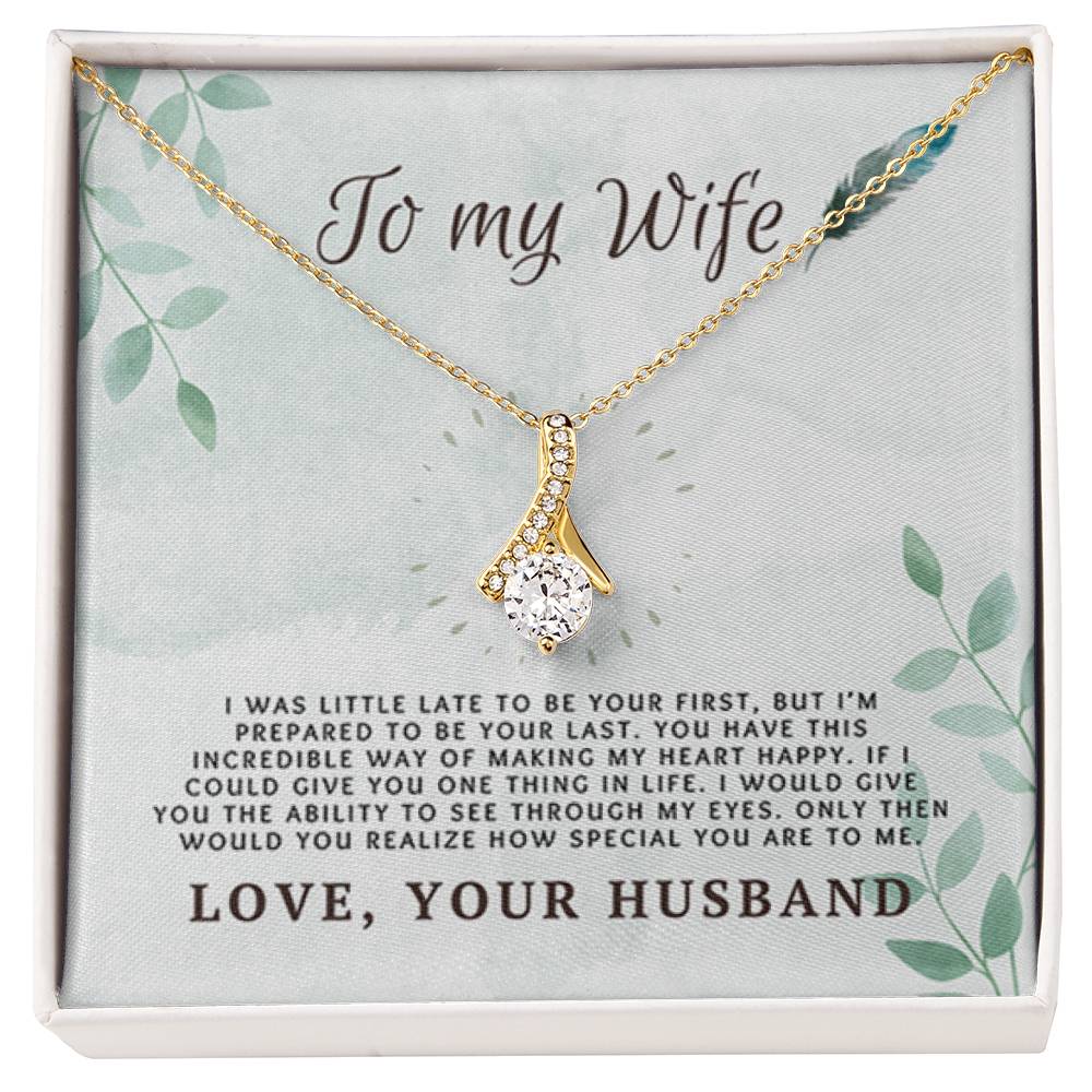 To My Wife Alluring Beauty Necklace V3