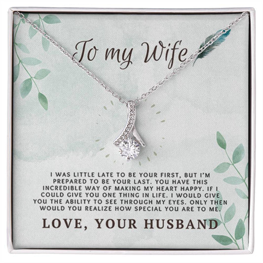 To My Wife Alluring Beauty Necklace V3