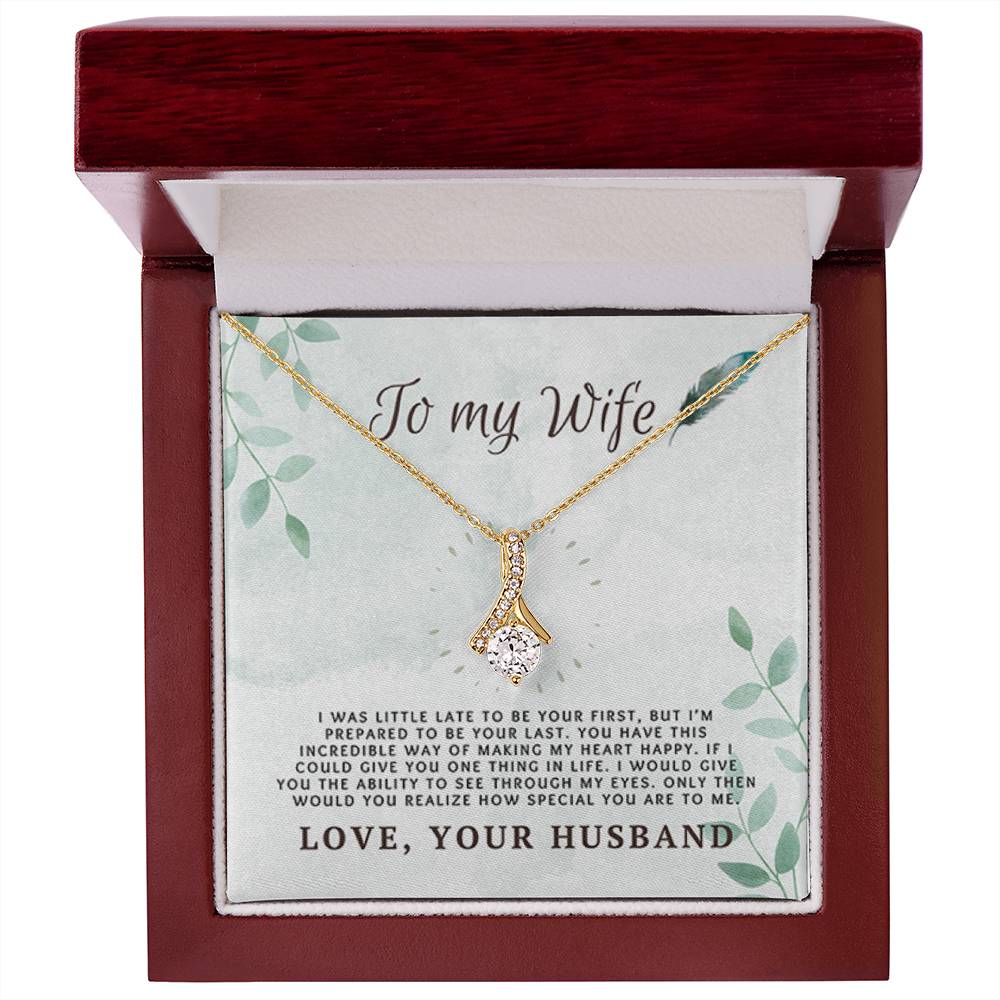 To My Wife Alluring Beauty Necklace V3