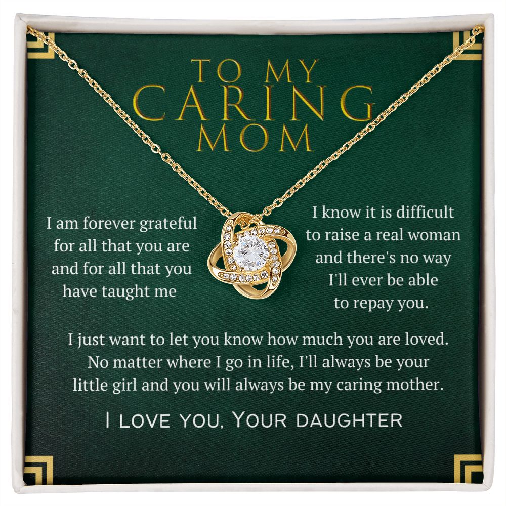 Caring Mother Love Knot Necklace