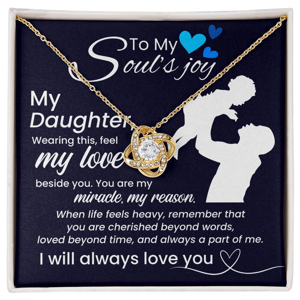 To My Soul's Joy Love Knot Necklace