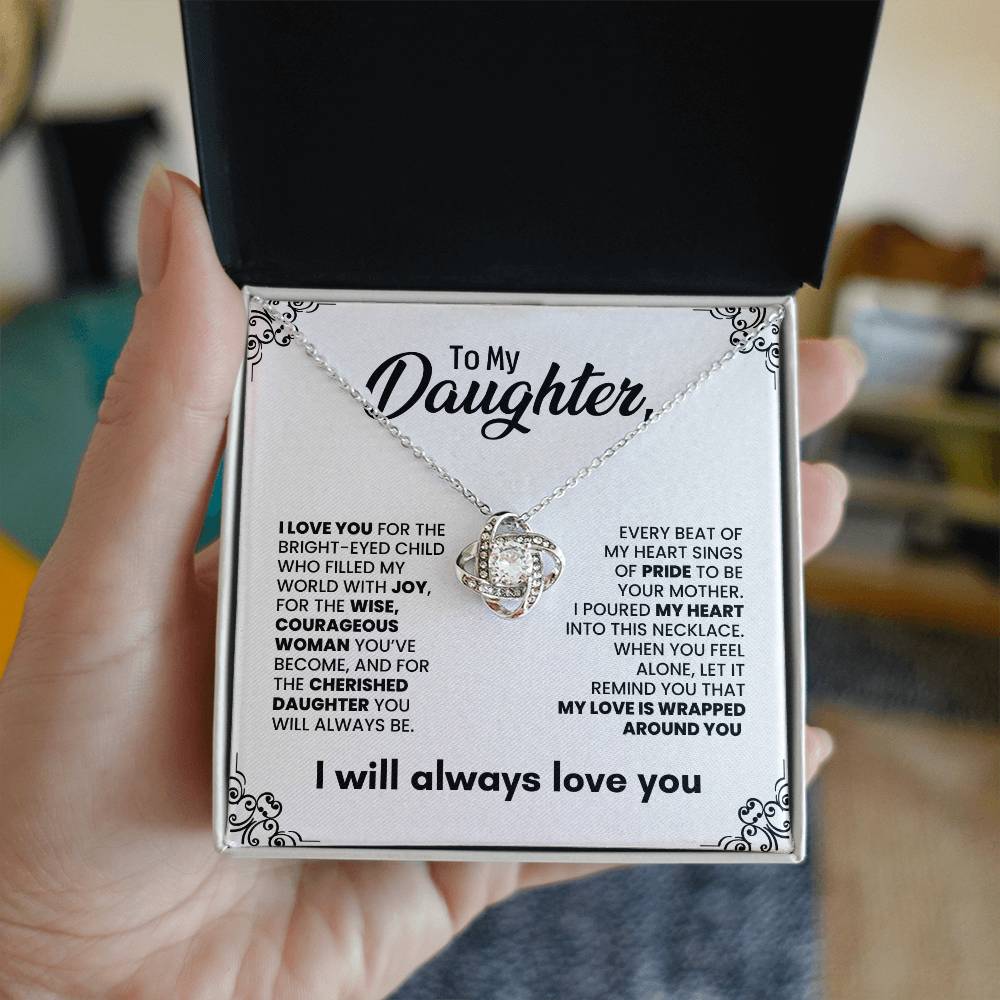 The Cherished Daughter Love Knot Necklace