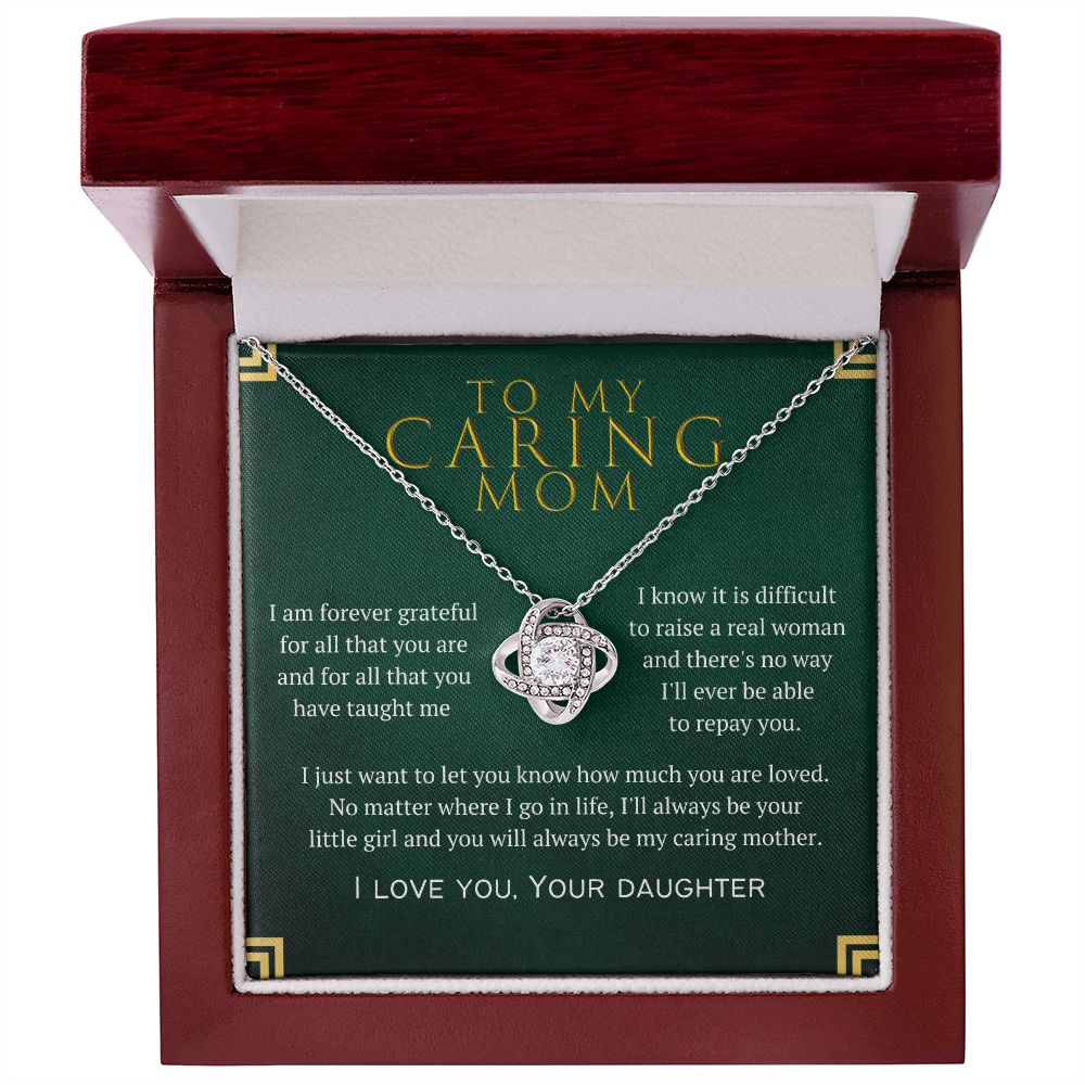 Caring Mother Love Knot Necklace