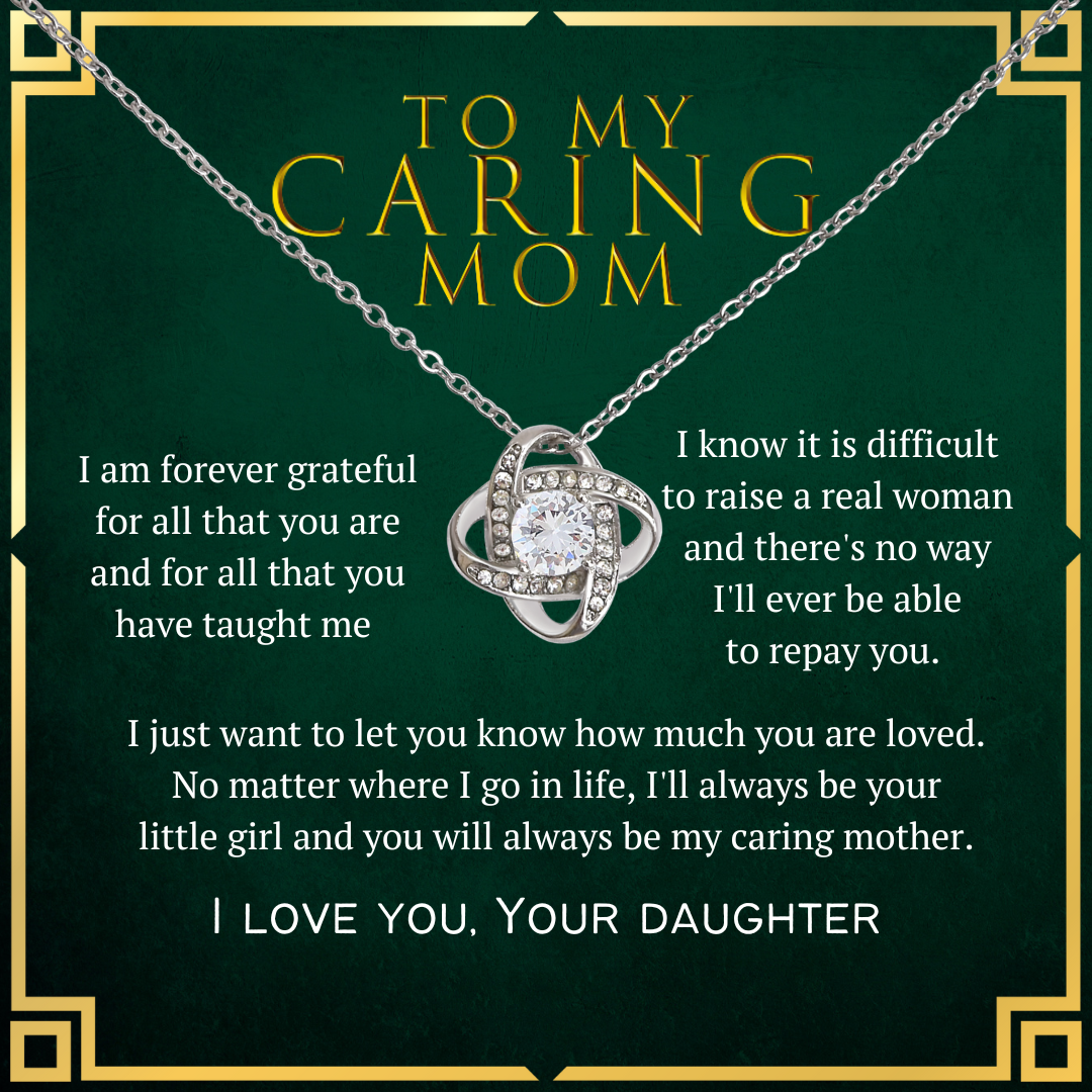 Caring Mother Love Knot Necklace