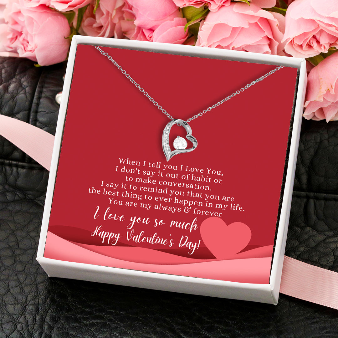 Valentine's Day Necklace - Always & Forever