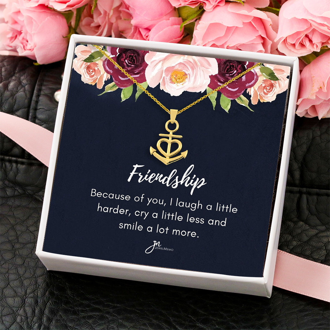 Friendship Necklace - Smile A Lot More