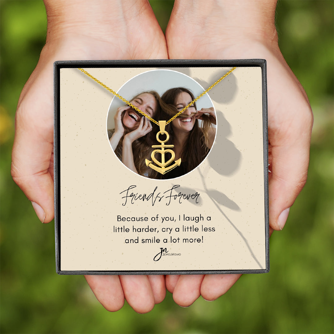 Friendship Necklace Custom Image - Friends Forever