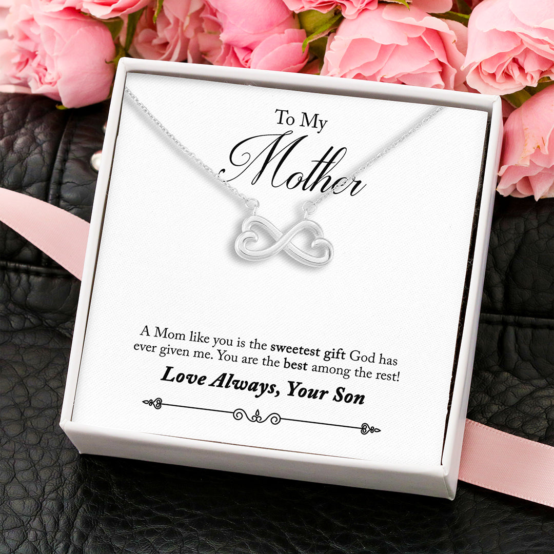 For Mom Necklace - You Are The Best Among The Rest