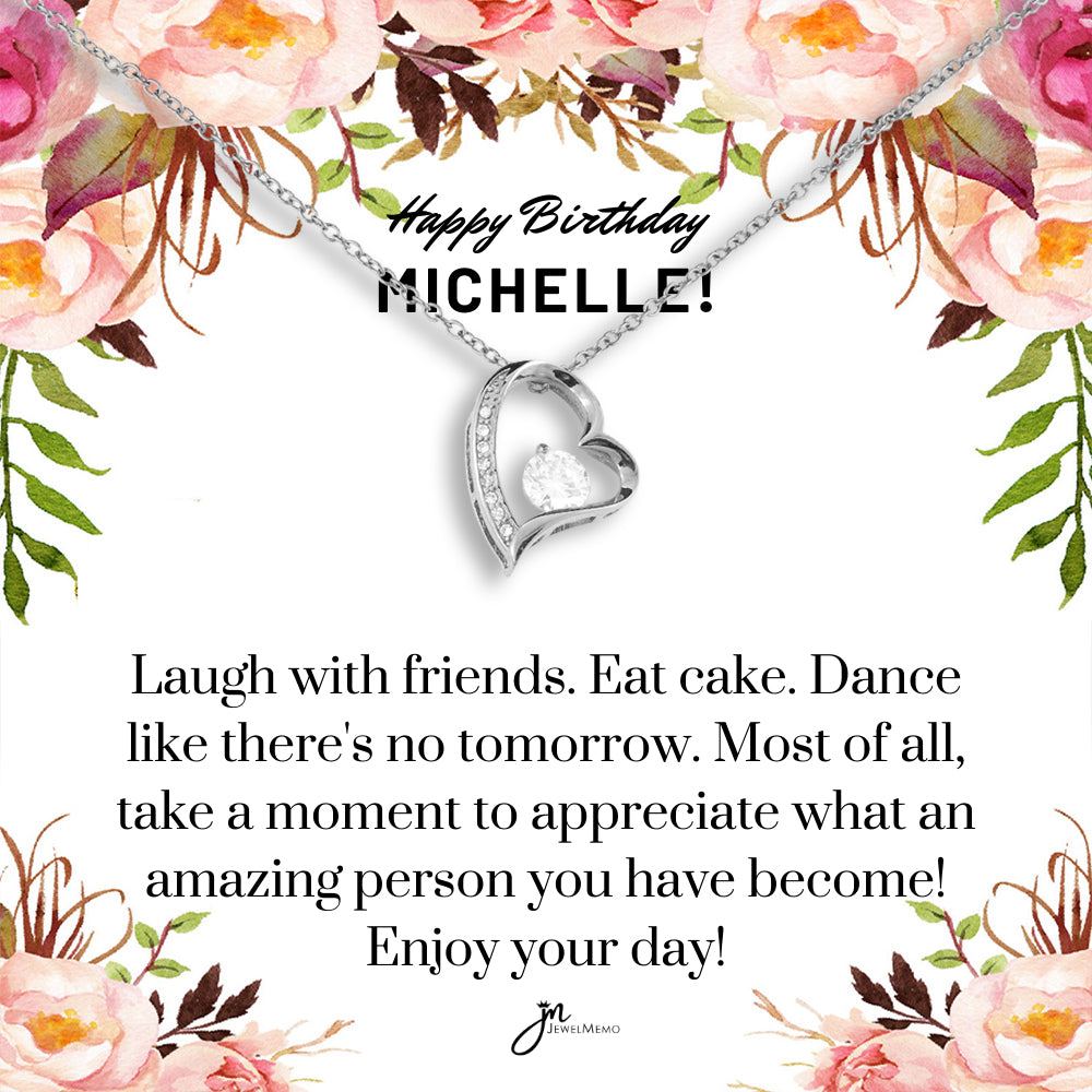 Birthday Necklace - Enjoy Your Day