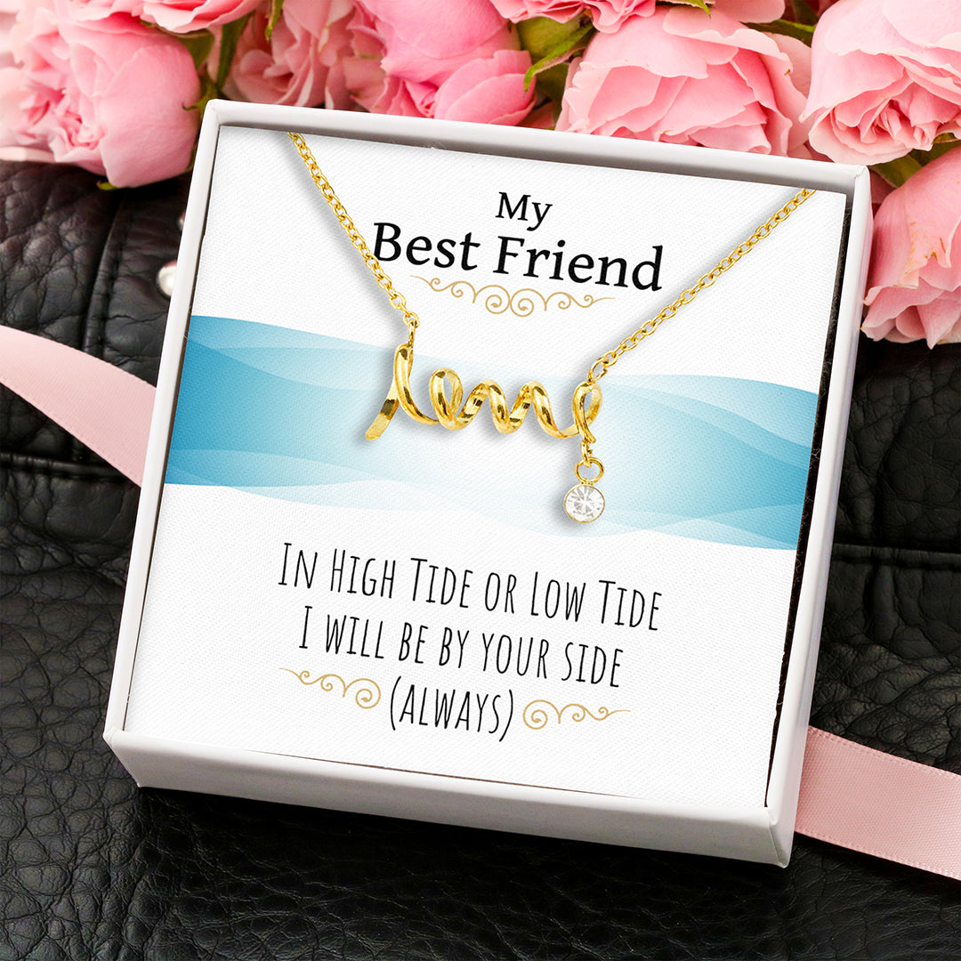 Friendship Necklace - I Will Be By Your Side