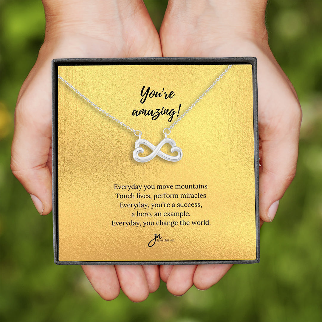 Special Message Necklace - You're Amazing