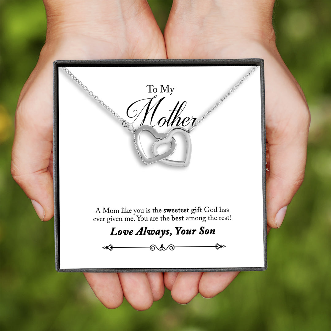 For Mom Necklace - You Are The Best Among The Rest