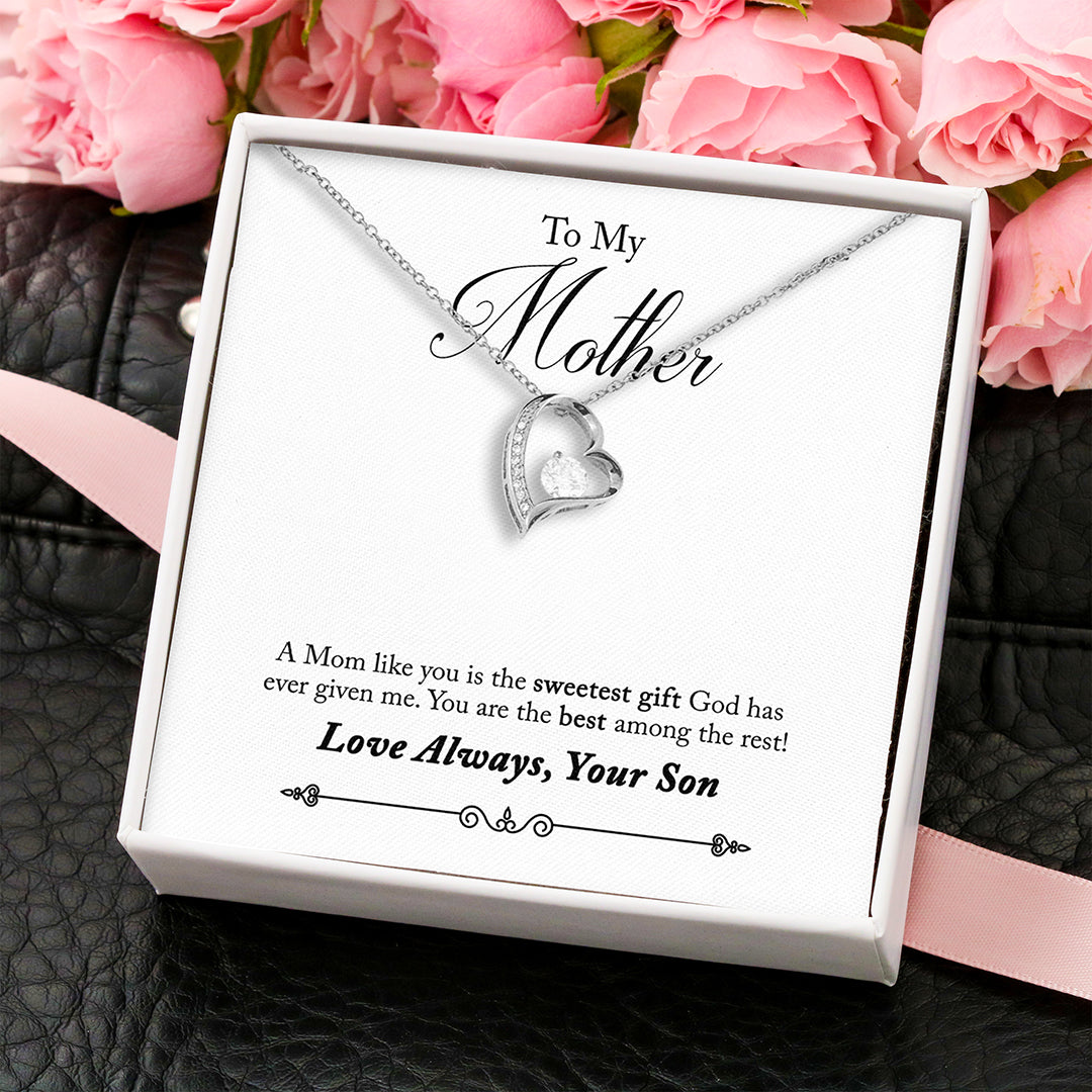 For Mom Necklace - You Are The Best Among The Rest