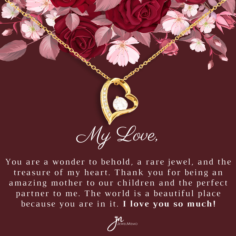 Treasure Of My Heart Forever Love Necklace