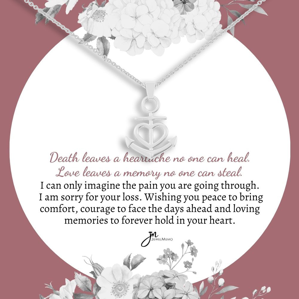 Sympathy Necklace - Love Leaves A Memory No One Can Steal