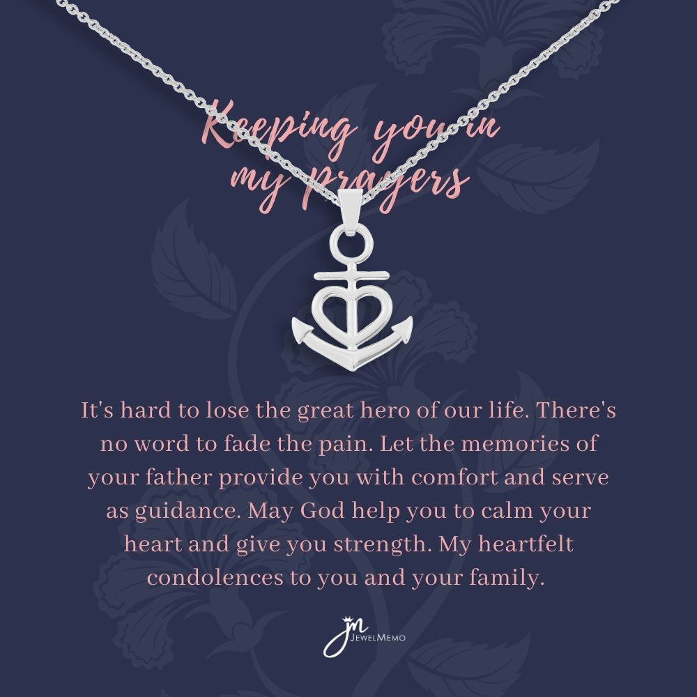 Sympathy Necklace - Keeping You In My Prayers