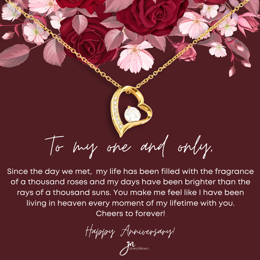 Anniversary Necklace - To My One And Only