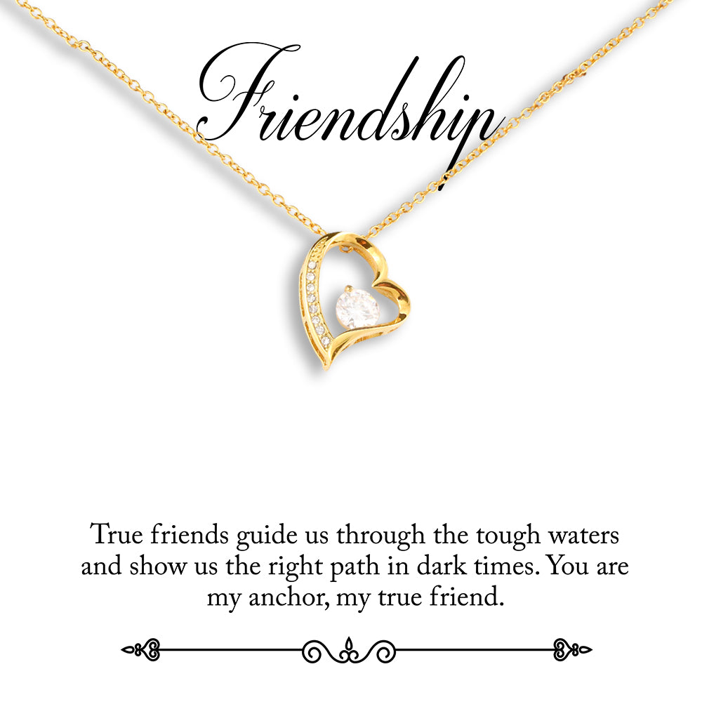 Friendship Necklace - You Are My Anchor