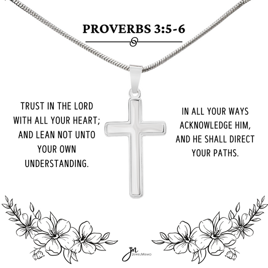 Cross Necklace - Trust In The Lord