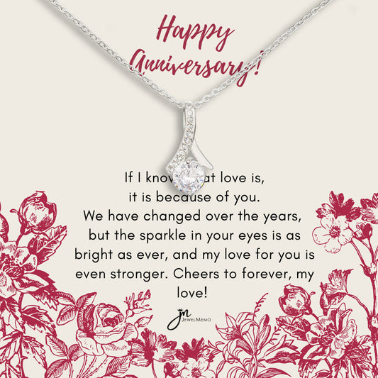 Alluring Beauty Anniversary Necklace - Cheers To Forever