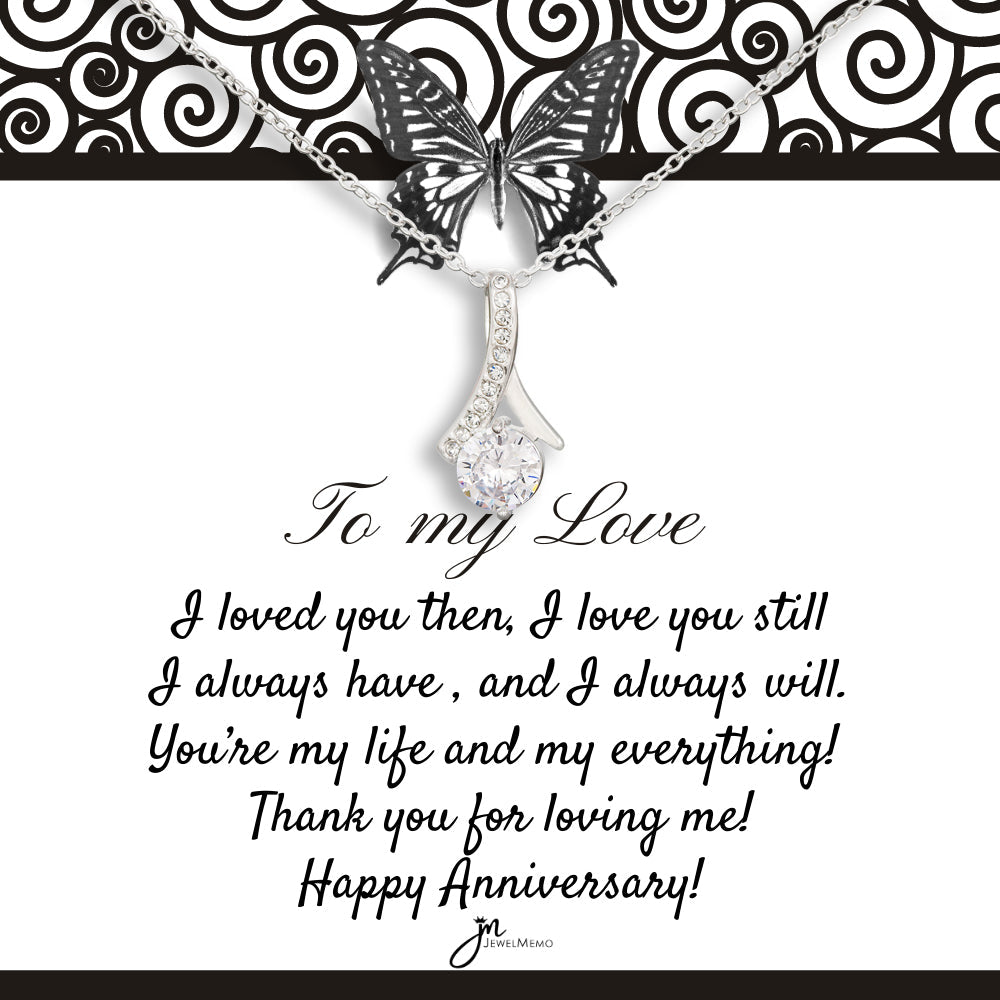 Alluring Beauty Anniversary Necklace - To My Love