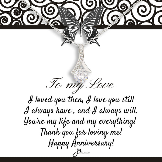 Alluring Beauty Anniversary Necklace - To My Love