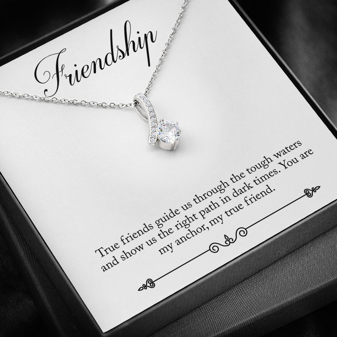 Friendship Necklace - You Are My Anchor