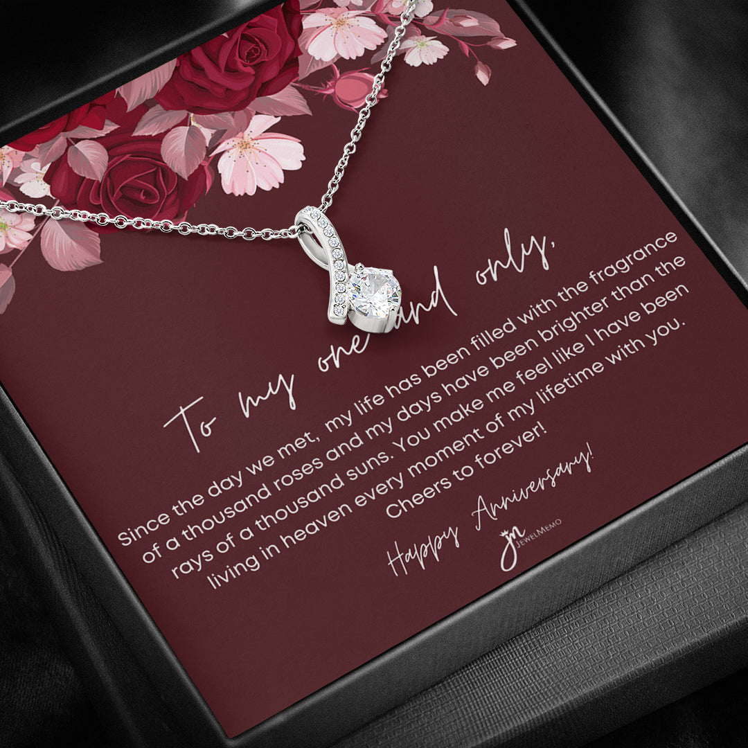 Anniversary Necklace - To My One And Only