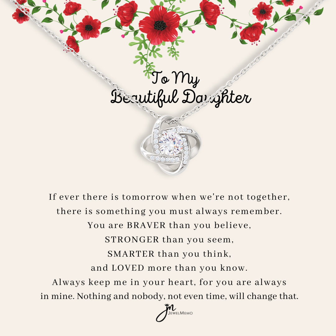 To My Beautiful Daughter Necklace