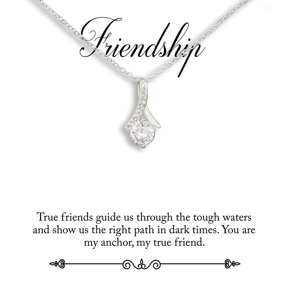 Friendship Necklace - You Are My Anchor