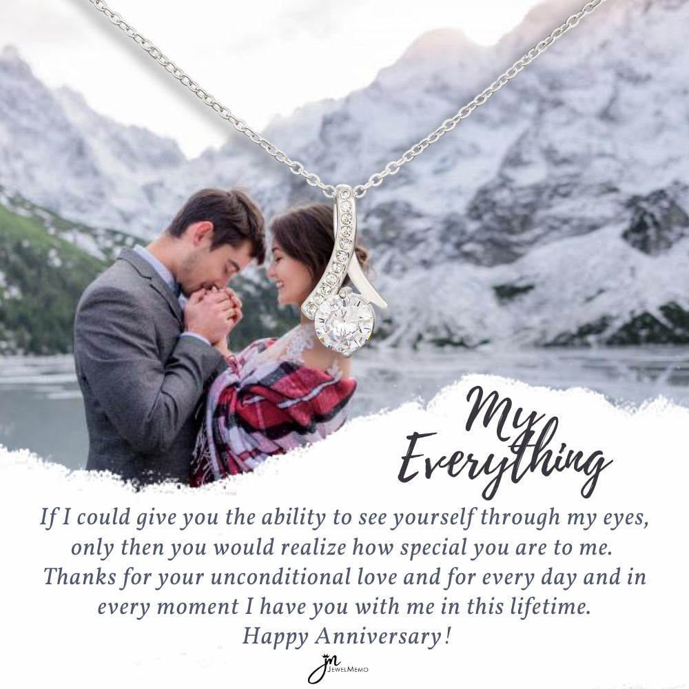 For Her Necklace Custom Image - My Everything