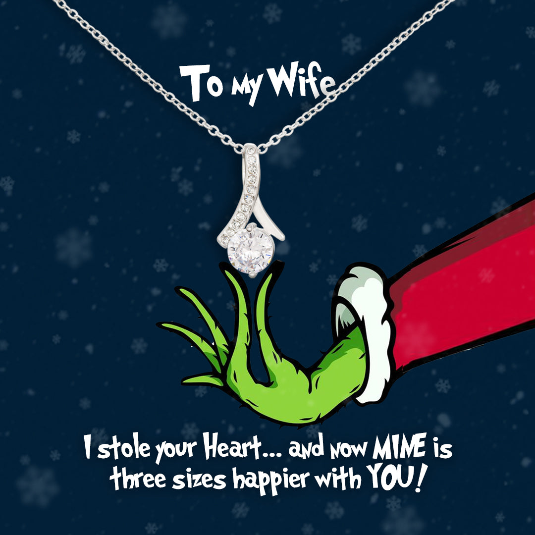 Grinch Alluring Beauty Necklace - To My Wife