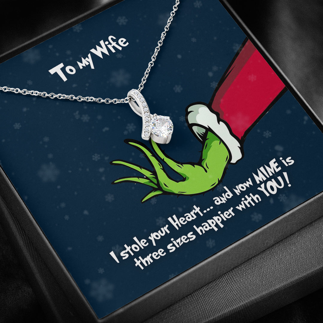 Grinch Alluring Beauty Necklace - To My Wife