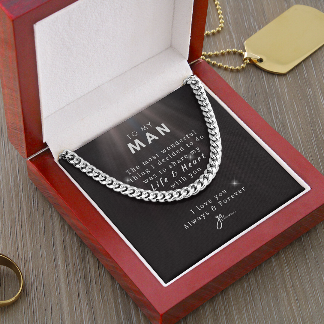 Always & Forever Cuban Link Chain Necklace