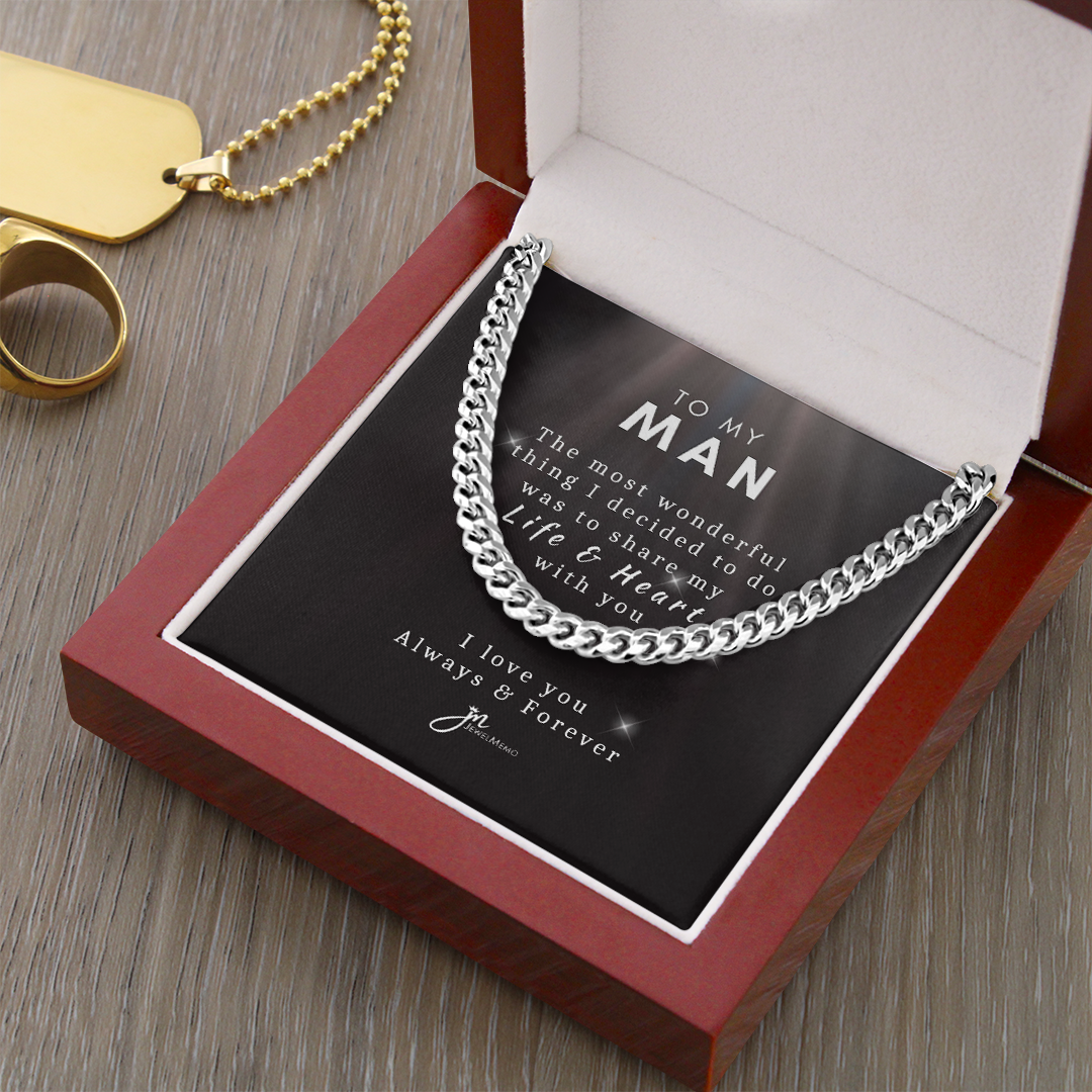 Always & Forever Cuban Link Chain Necklace