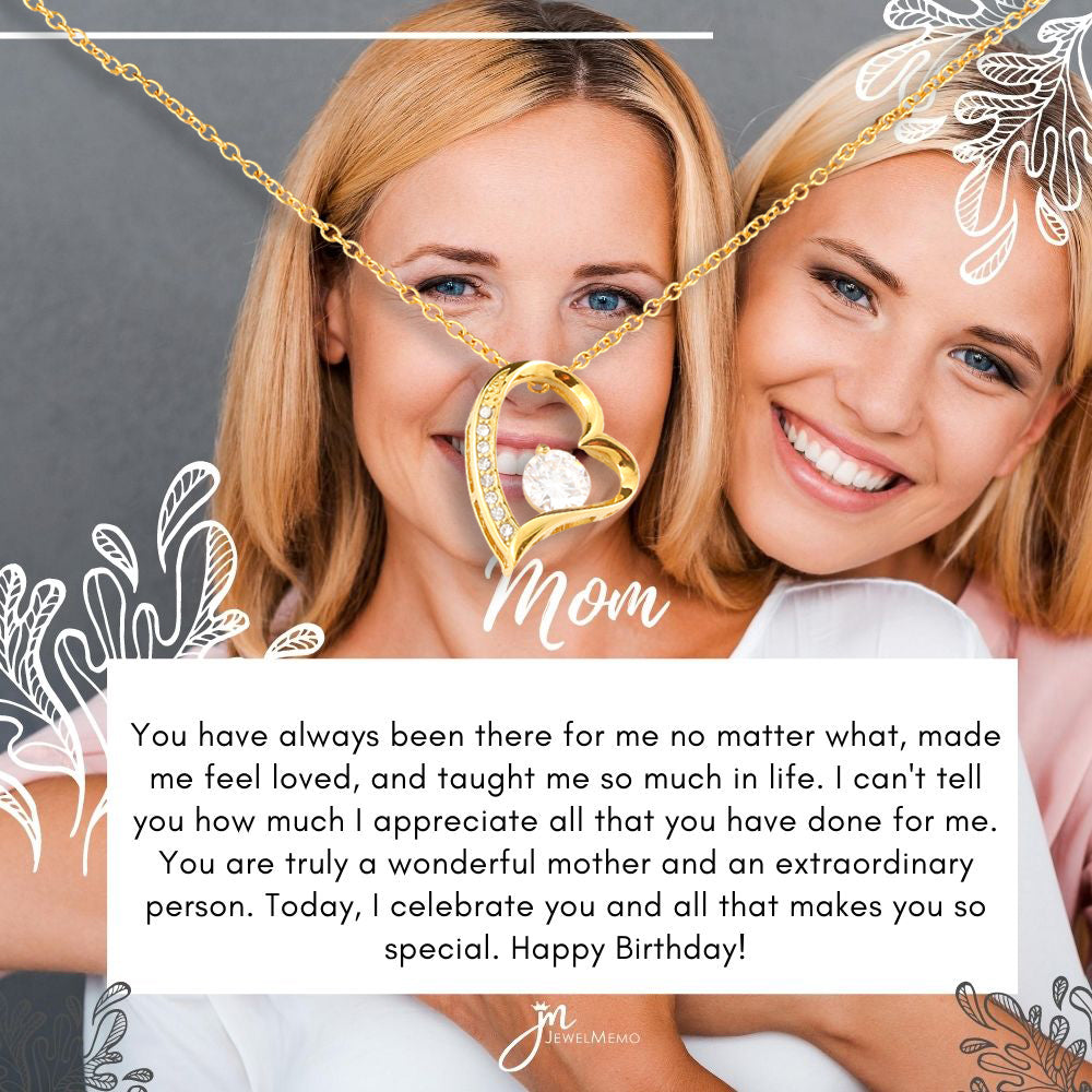 Birthday Necklace Custom Image- A Wonderful Mother