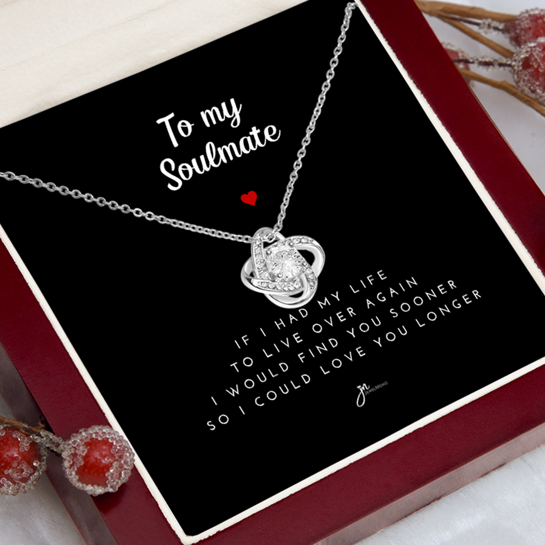 To Love You Longer Love Knot Necklace