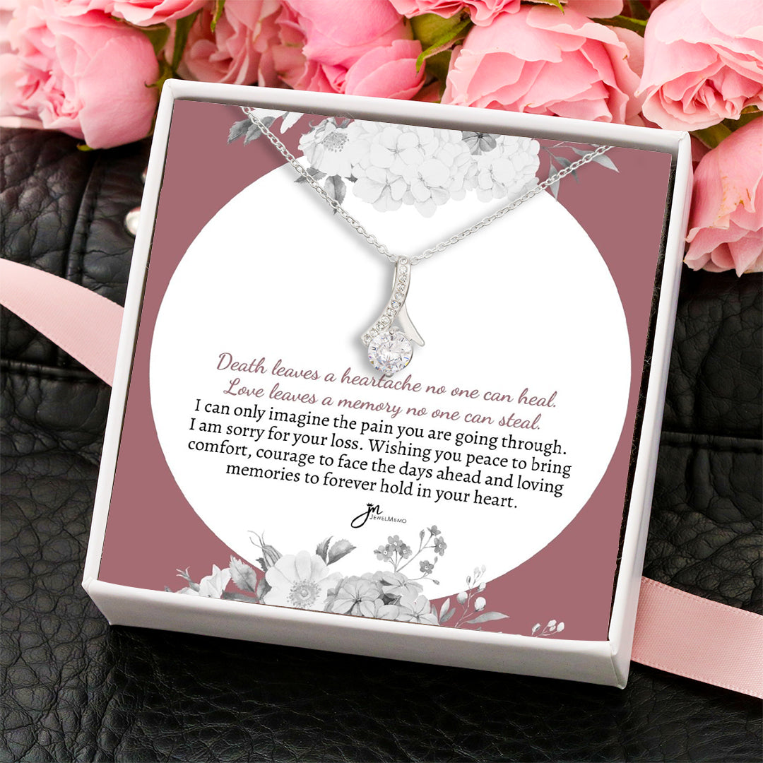 Sympathy Necklace - Love Leaves A Memory No One Can Steal