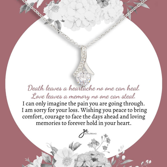 Sympathy Necklace - Love Leaves A Memory No One Can Steal