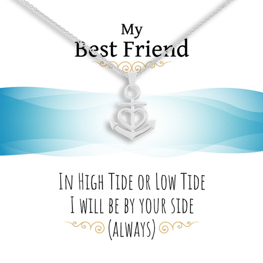 Friendship Necklace - I Will Be By Your Side