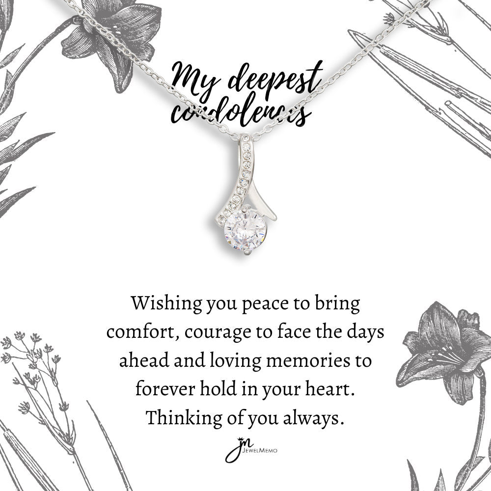 Sympathy Necklace - Wishing You Peace