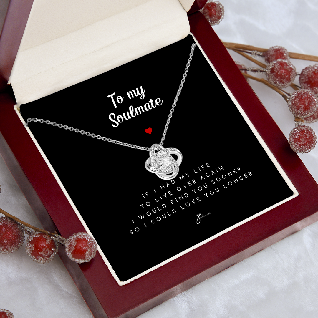 To Love You Longer Love Knot Necklace