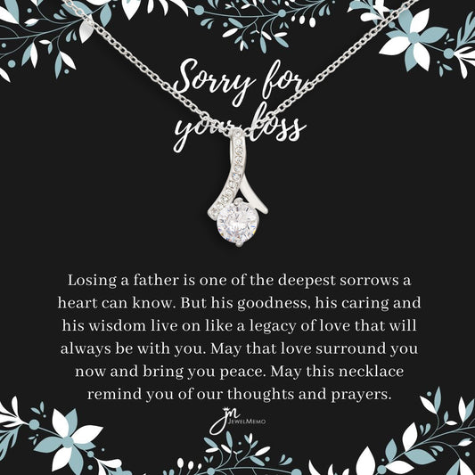 Sympathy Necklace - Sorry For Your Loss