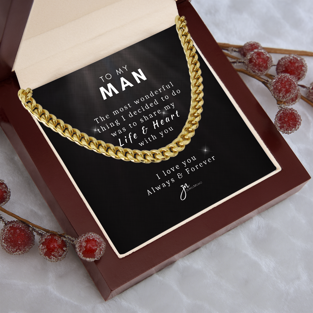 Always & Forever Cuban Link Chain Necklace