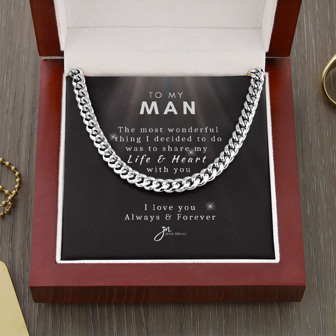 Always & Forever Cuban Link Chain Necklace