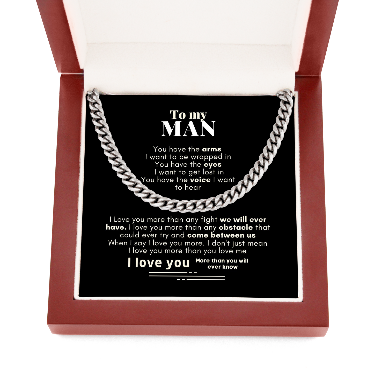 You Have Everything Cuban Link Chain Necklace