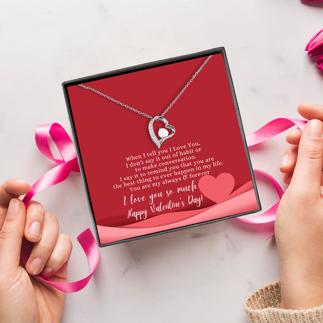 Valentine's Day Necklace - Always & Forever