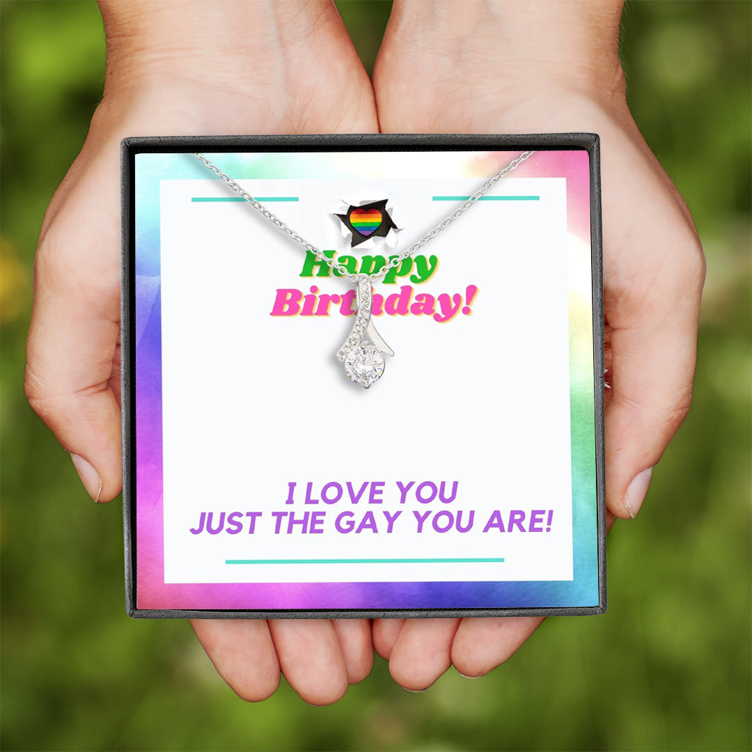 Pride Necklace - Just The Gay You Are