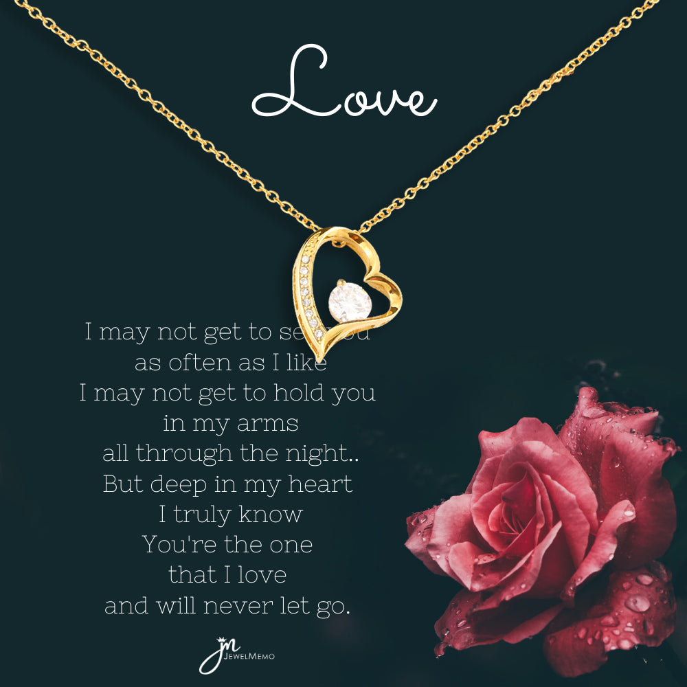 For Her Necklace - Will NeverLet Go